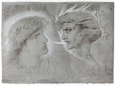 Le bien et le mal, 1889 - Simeon Solomon